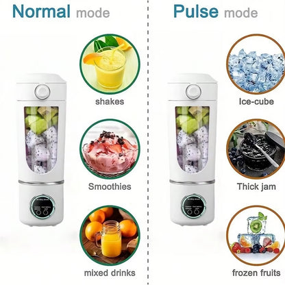 Portable Juice Maker Blender 700ML – 12-Blade Fast Mixing