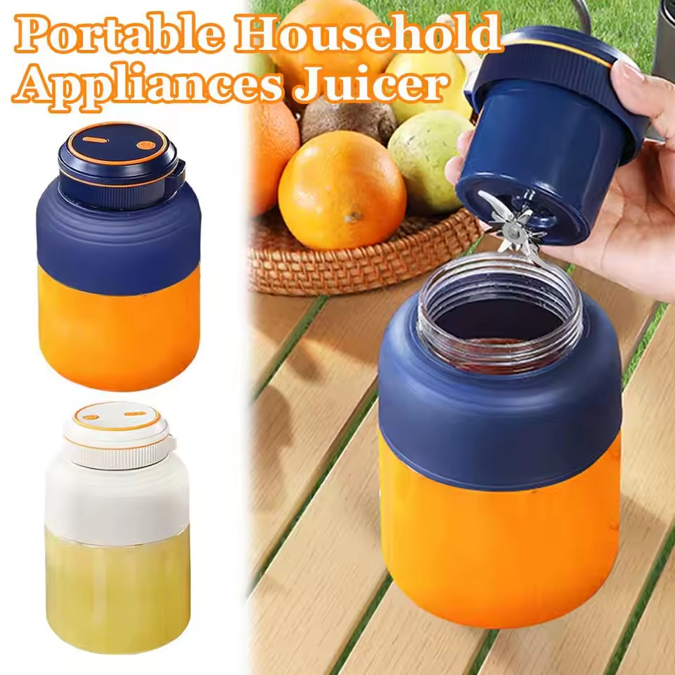 1300ML Portable Fruit Juice Blender – USB Mini Bottle Juicer