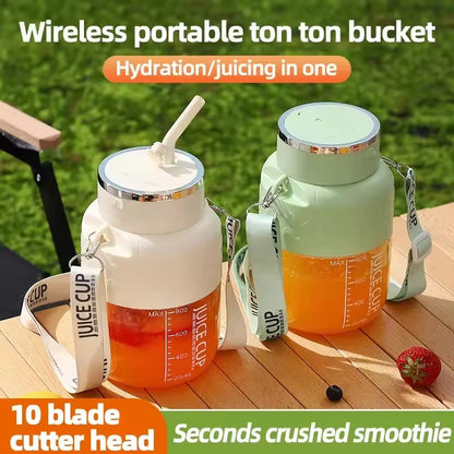 Wireless Portable Juice Cup – Hydration & Juicing in One