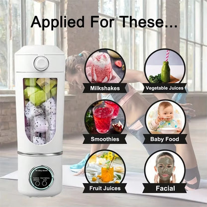 Portable Juice Maker Blender 700ML – 12-Blade Fast Mixing