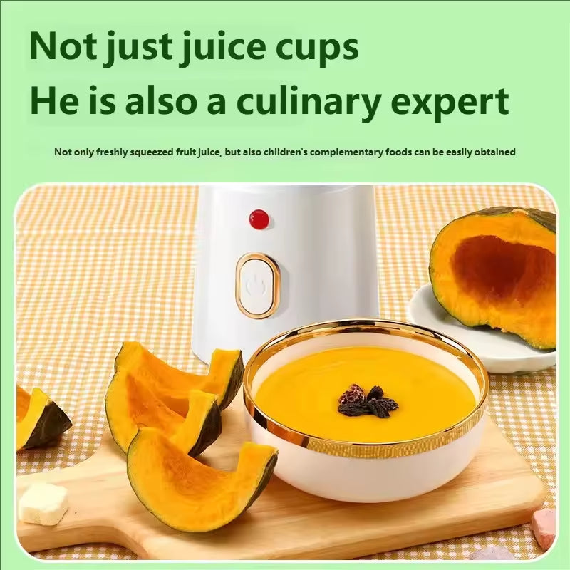 Portable USB Rechargeable Fruit Juicer – 500ml Mini Smoothie Mixer